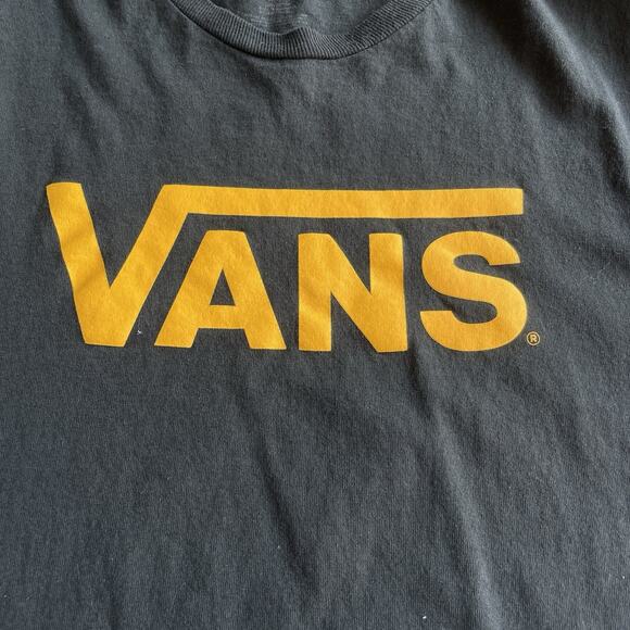 Vans Men Logo Shirt Tee Extra Large XL Green Skater Casual Everyday Short Sleeve - Picture 3 of 8